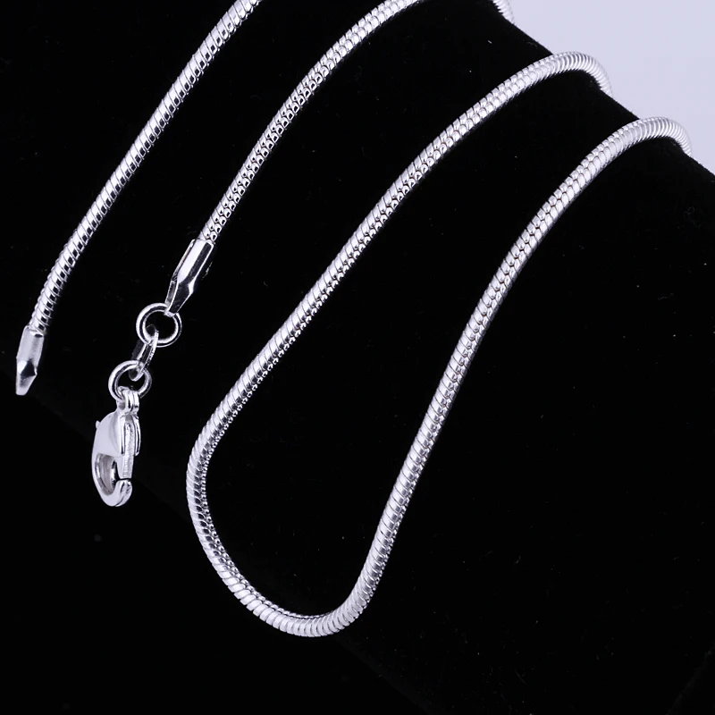 Free Shipping 2mm Snake Chain 925 