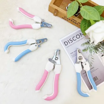 Wholesale Stainless Steel Pet Nail Trimmer Scissors Dog and Cat Manicure Beauty Cleaning Tool Box Packing in Stock