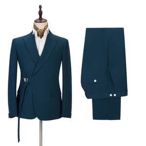 Wholesale Price Pant Coat Design Men Wedding Suits Pictures Italy Suit Set for Men