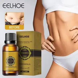 Costom OEM ODM Weight Loss Slimming Essential Oil 10ml Thin Leg Waist Fat Burner Burning Anti Cellulite Ginger Massage Oil