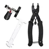 Black handle chain cutter, large pliers, ruler