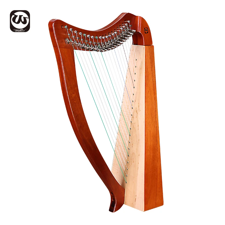 Walter 2025 Newest Fashion 19 String Lyre Harp with Free Bag
