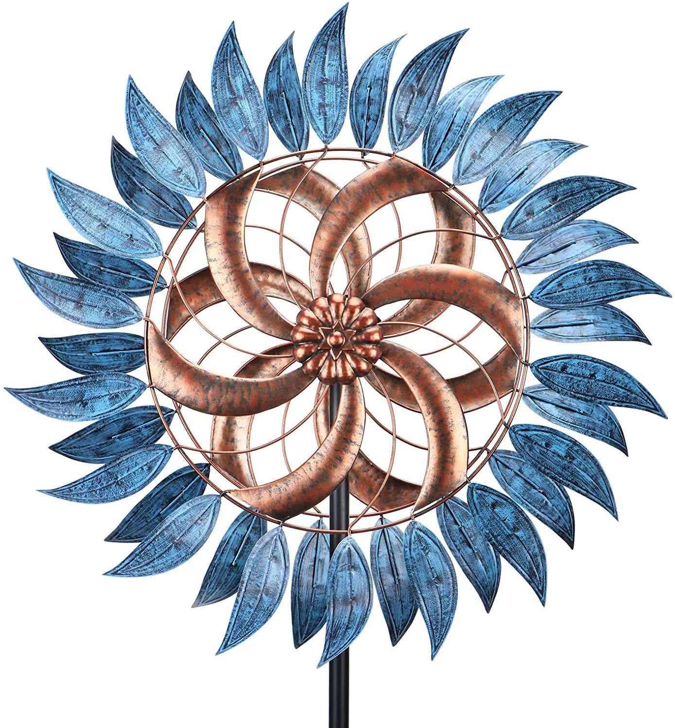 Metal Wind Spinner Outdoor  Stake