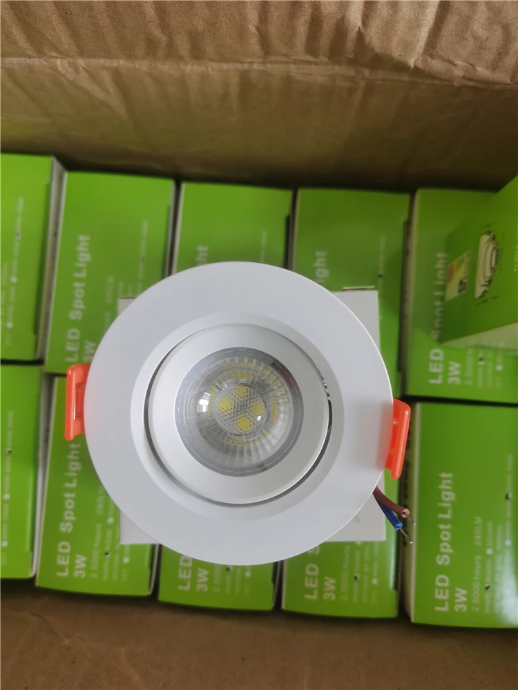 Adjustable Indoor Mini Recessed Focus Spotlight Ceiling Spot Down Light Led Downlight