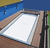 Installation sous-marine de couverture de piscine automatique