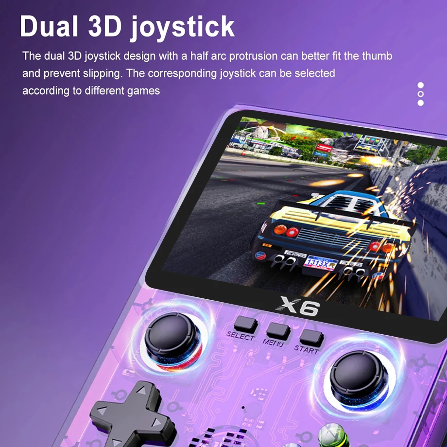 X6 Portable Video Game Console - Multi-Language Support