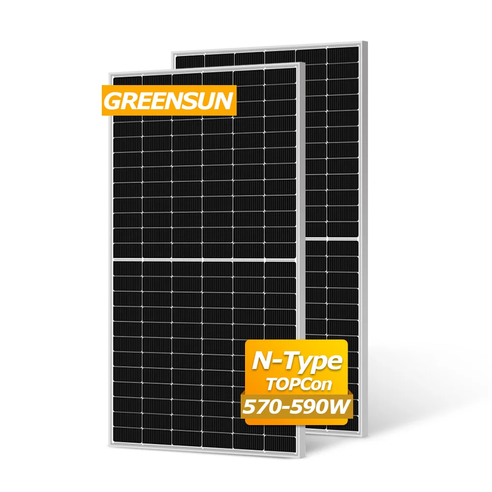 Best Price Solar Panel 550w 560w 580w 600w 144cells Half Cell Ntype