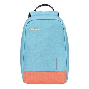 OMASKA Wholesale Unisex Backpack China 17 Inch Zipper Softback Wholesale Backpack for Girls