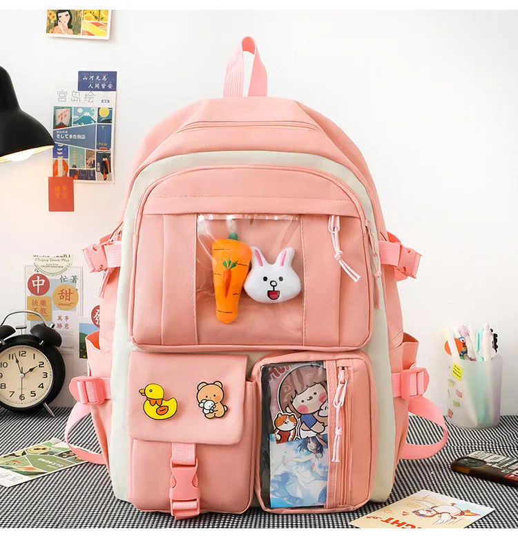 Hot Selling Backpack Set Bag Pack School Class Bag Teenager Girl School