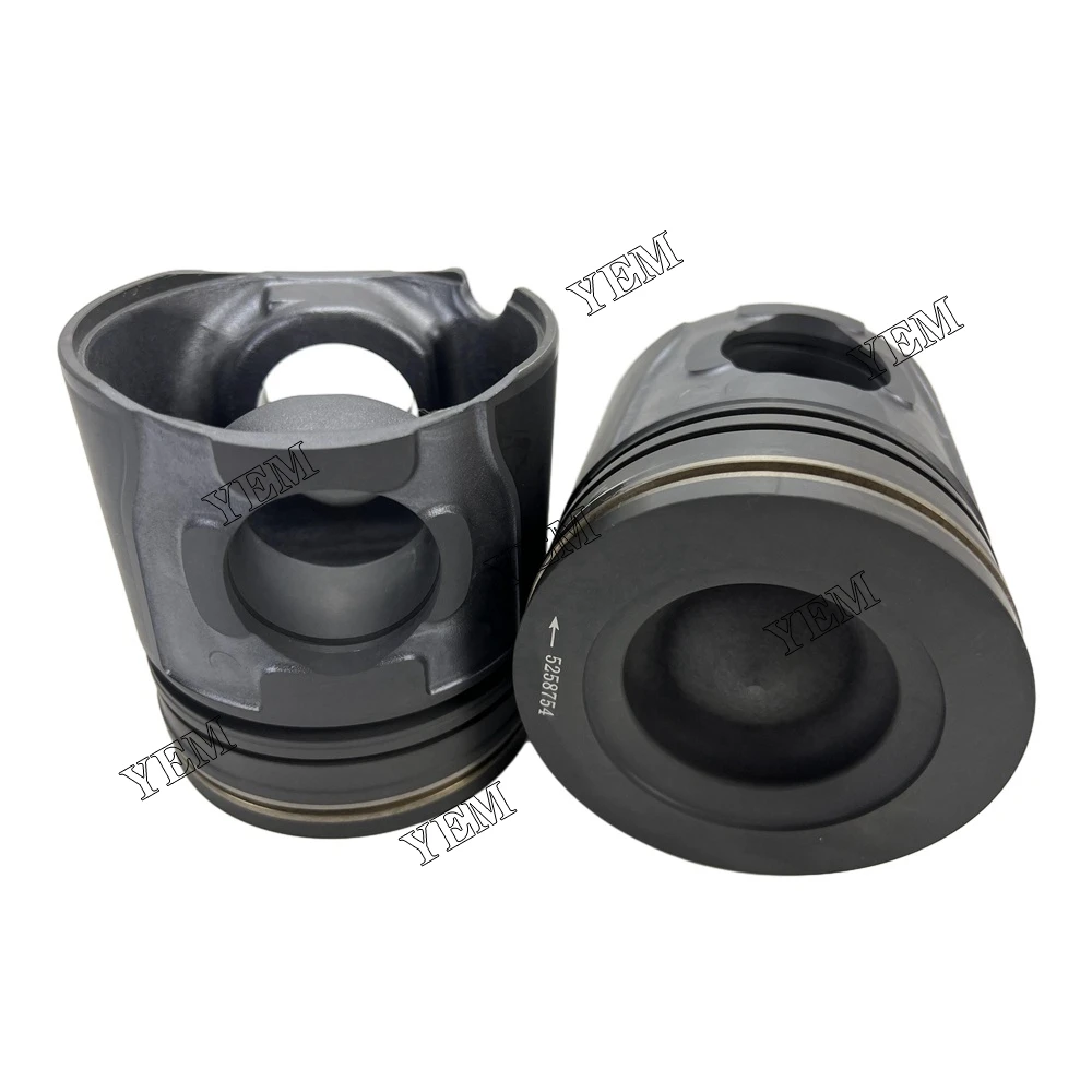Cylinder Piston Kit 5258754 Fit for Industrial Engines ISF3.8 Excavator Forklift Diesel Engine Repair Parts