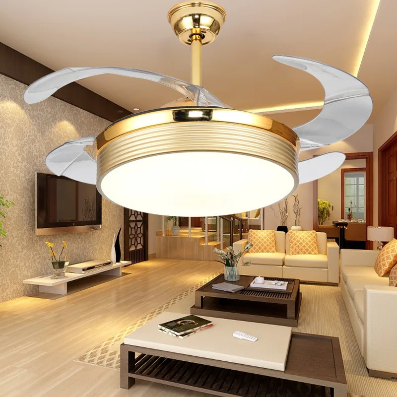 42inch Modern ceiling fan light surface mounted led fan light with remote