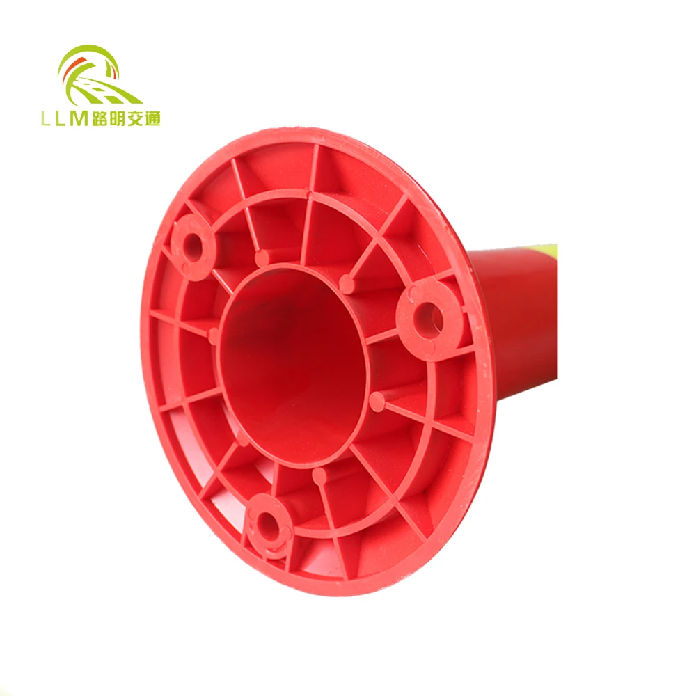 Road Safety Reflective Pillars Fixed Warning Delineator Plastic Flexible Traffic Lane Divider