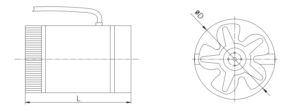 Booster Fan, 110-240V, ETL, 240, CFM - detail 4