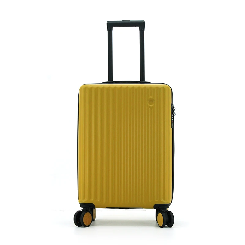 Pink Abs Rolling Luggage Set Spinner 