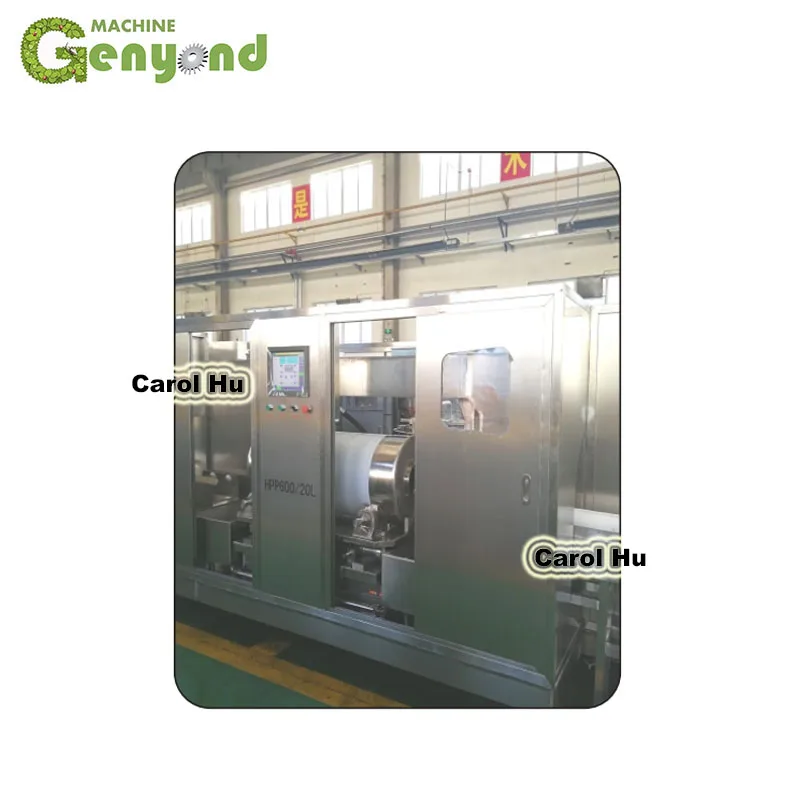 Shanghai Genyond Factory Small Hpp Sterilization Machine for High End Cold Processing Juice
