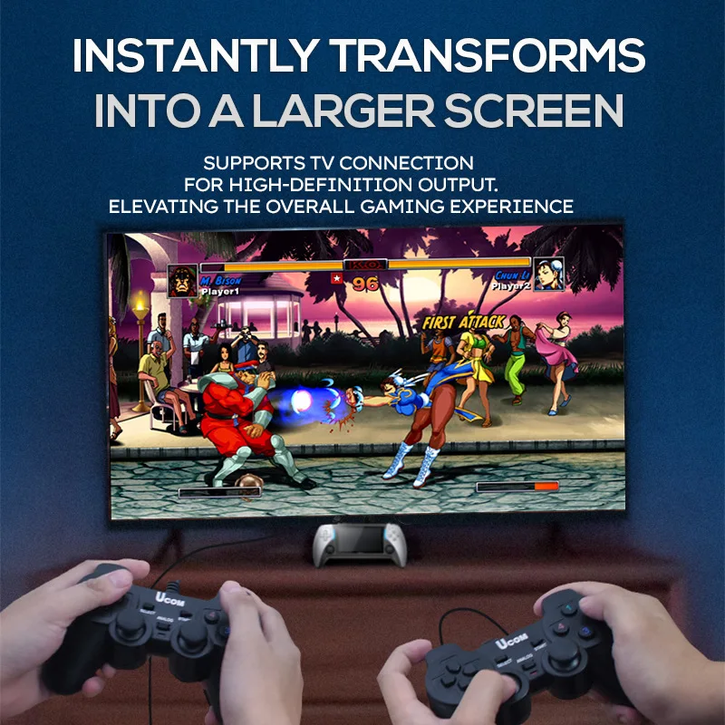 Source Manufacturer ProjectX Por Table Game Console Retro Arcade Handheld Large HD 4.3 Inch IPS Wi-Fi Communication Similar PSP
