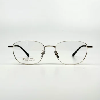 Full-Rim Titanium Glasses Frames Retro Style Titanium Material Optimal for Reading and Optical Use