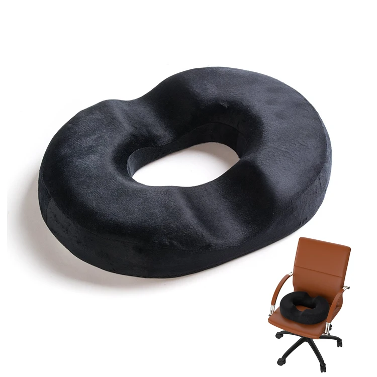 Donut Seat Cushion Memory Foam for Hemorrhoid & Post Pregnancy Pain Relief 