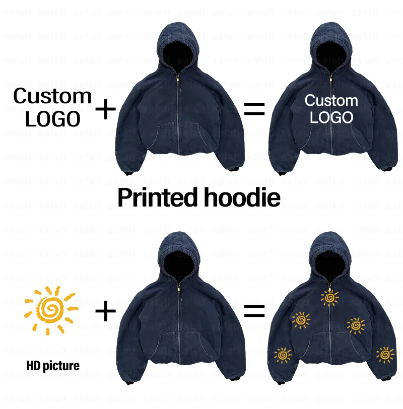 Custom Distressed Acid Wash Tracksuit Rhinestone Zip up Sweatsuit Contrast Stitch Track Suit Flare Sweatpants and Hoodie Set Men gallery 4