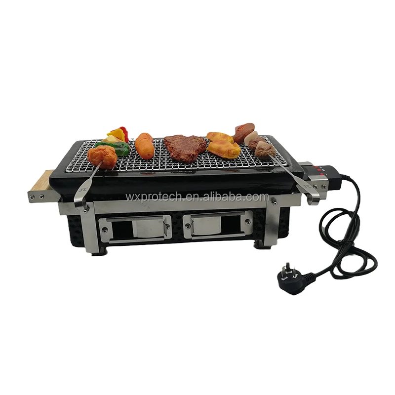 Oem Rotating Electrical Grill Electric 12 Volt Smokeless Indoor Bbq