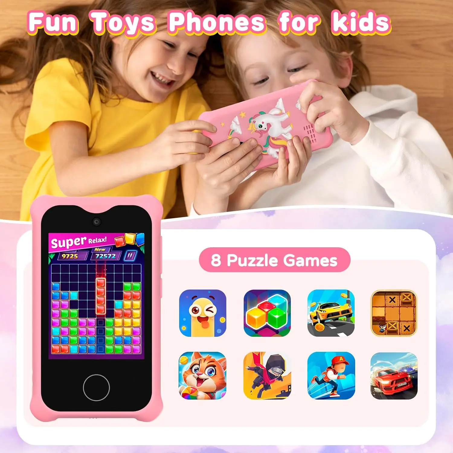 JXD Kids Smart Phone - Dinosaur Toys & Educational Fun