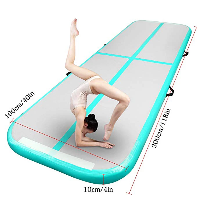 DWF Water Floating Inflatable Gym Home Air Track for Sale Tumble  Track Tumbling Mat for Gymnastics Training