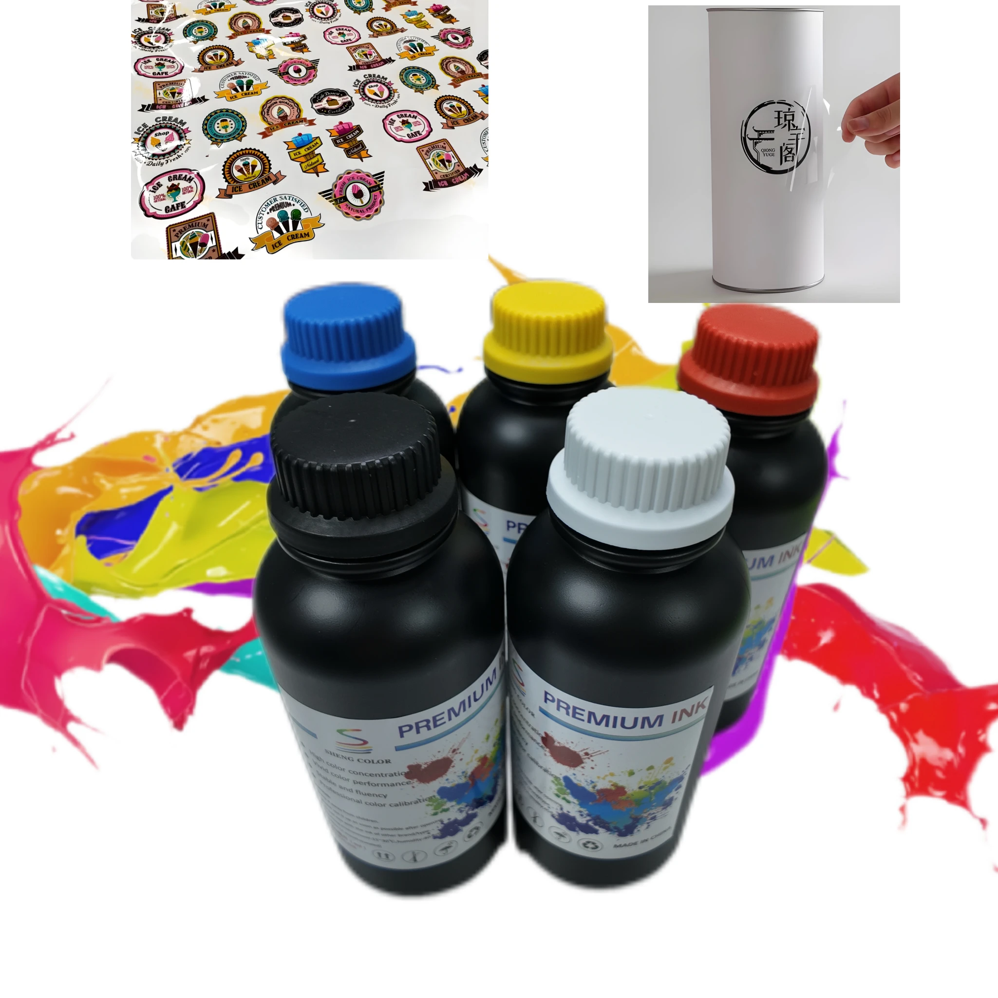 Alibaba.com: UV DTF Ink for I3200/xp600/tx800 Printheads, CMYK White ...