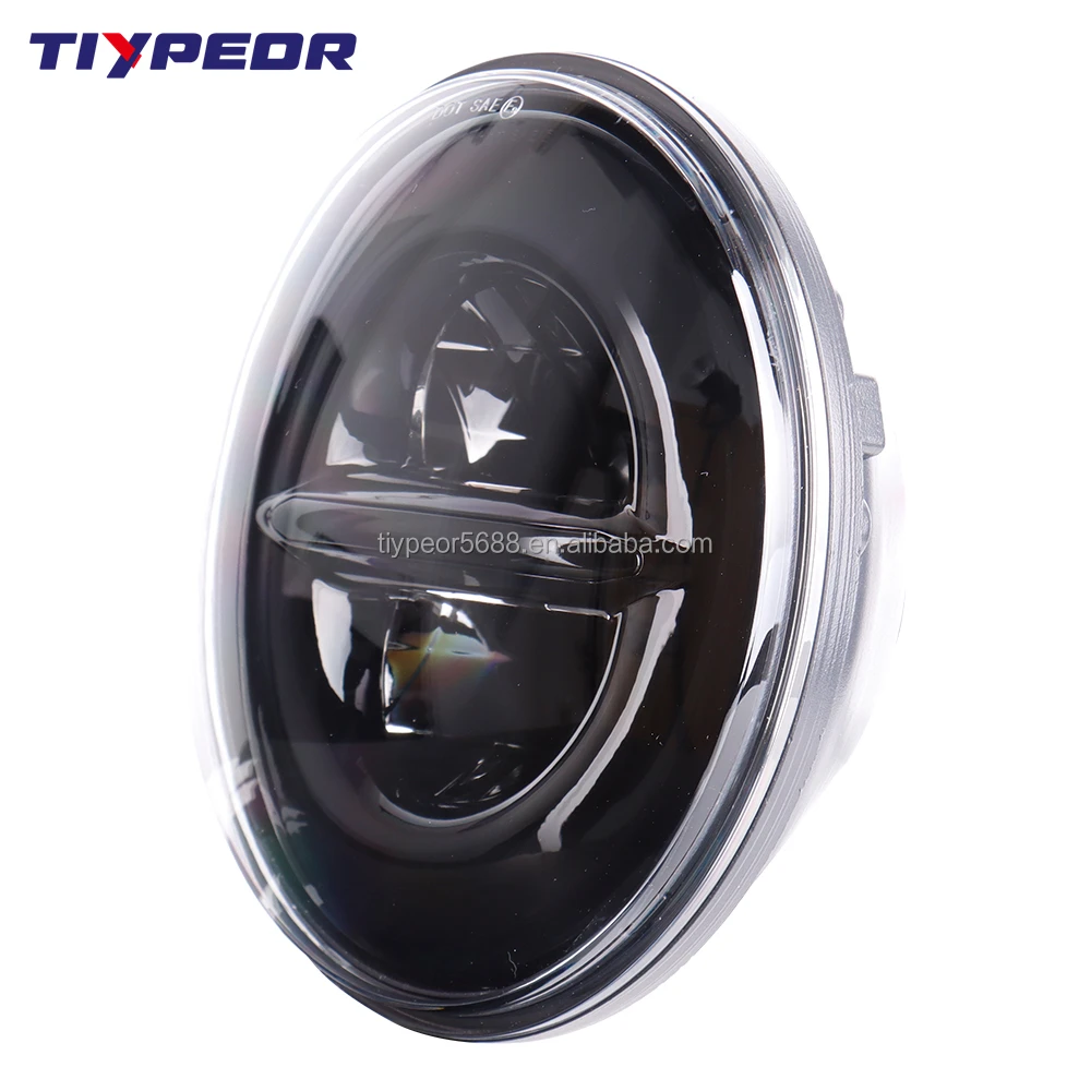 product tiypeor 7 inch round led headlight with drl for motorcycle off road jkjku led head light-2