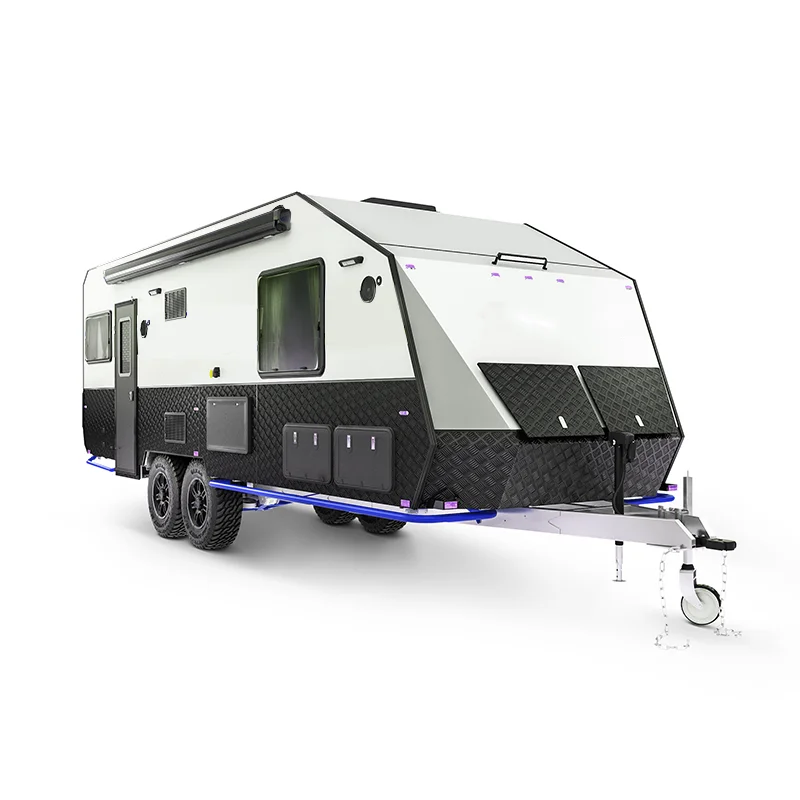 Off Road caravan Australian Standards 4x4 Luxury Camper Trailer Rv Camper for Outdoor Camping Custom Factory Travel Trailers