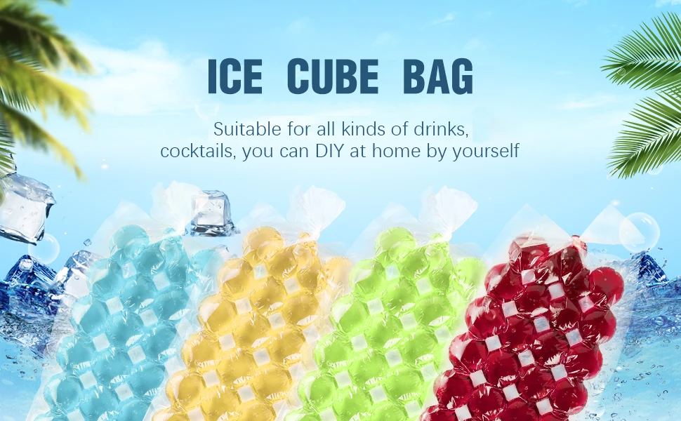 Hot Sell Disposable Plastic Ice Cube Disposable Packaging Ice Cubes