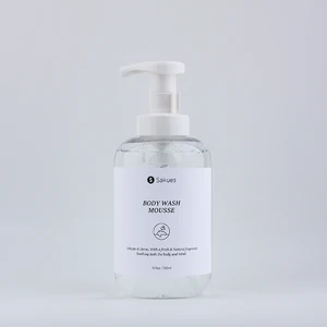 OEM ODM Customized Natural Sulfate-Free Shower Foam Mousse Deep Cleaning Lightening Bath Bubble Long Lasting Fragrance Body Care