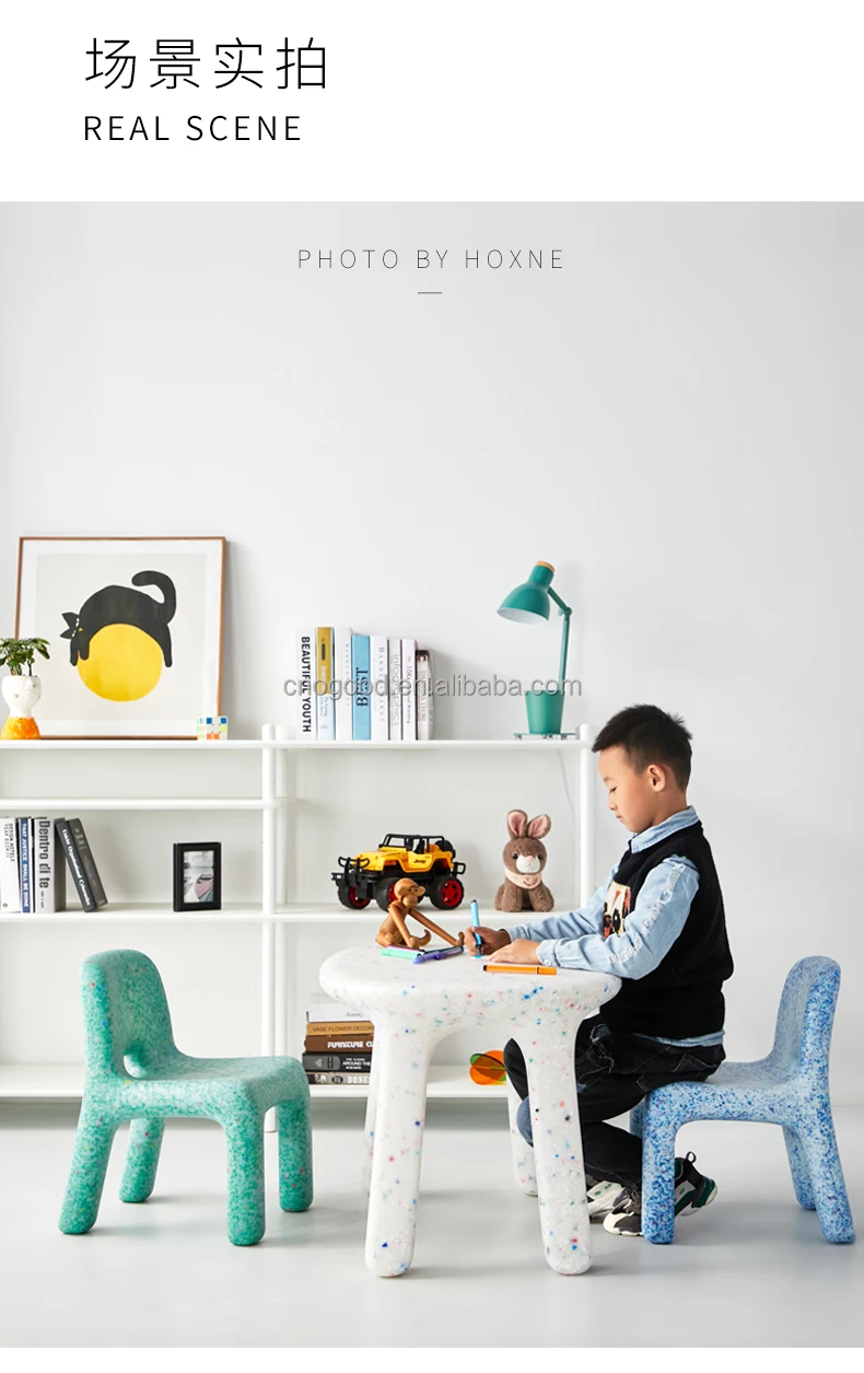 Recycled Plastic Kids Table and Chairs - Preschool Furniture