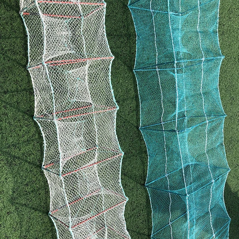 HDPE Rectangular Cage Aquaculture Trap Crabs and Crayfish Catcher