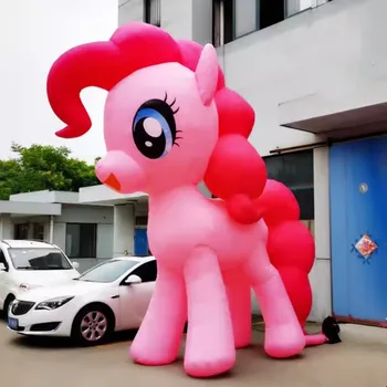 Custom Giant Cartoon Character Unicorn Inflatable Advertising Inflatables My Litte Pony Dolls Model For Decoration