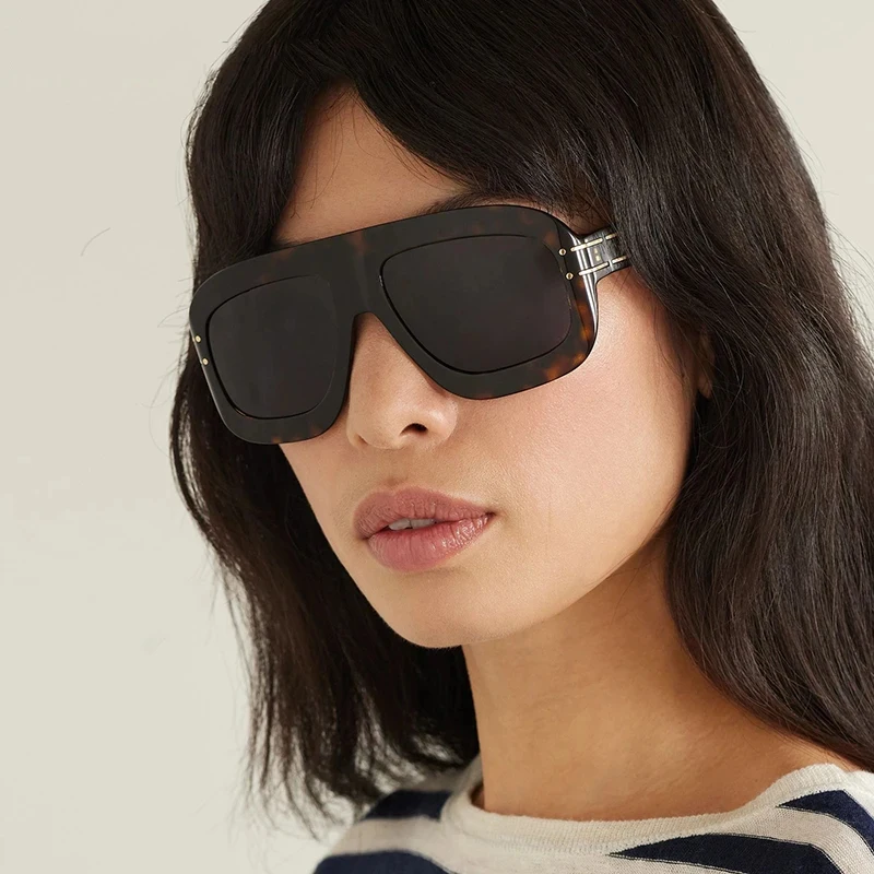 Big black square sunglasses best sale