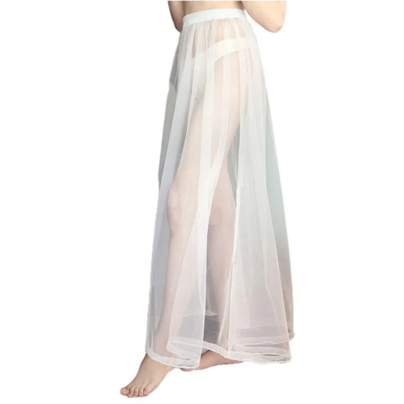 2023 New Design Bridal Wedding Dress Toilet Petticoat Elastic Waist One Layer Soft Tulle Skirt Underskirt Save You From Toilet