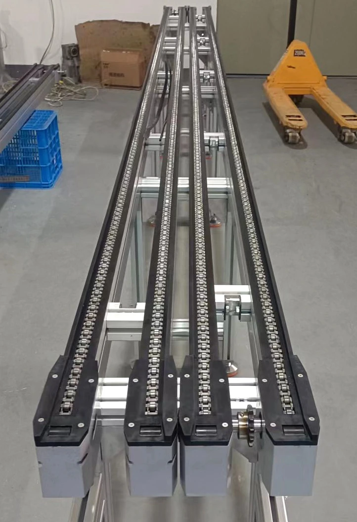 Factory Direct Customized High-Speed Automatic Production Line Dual Speed Chain Conveyor with Adjustable Tray Conveyor