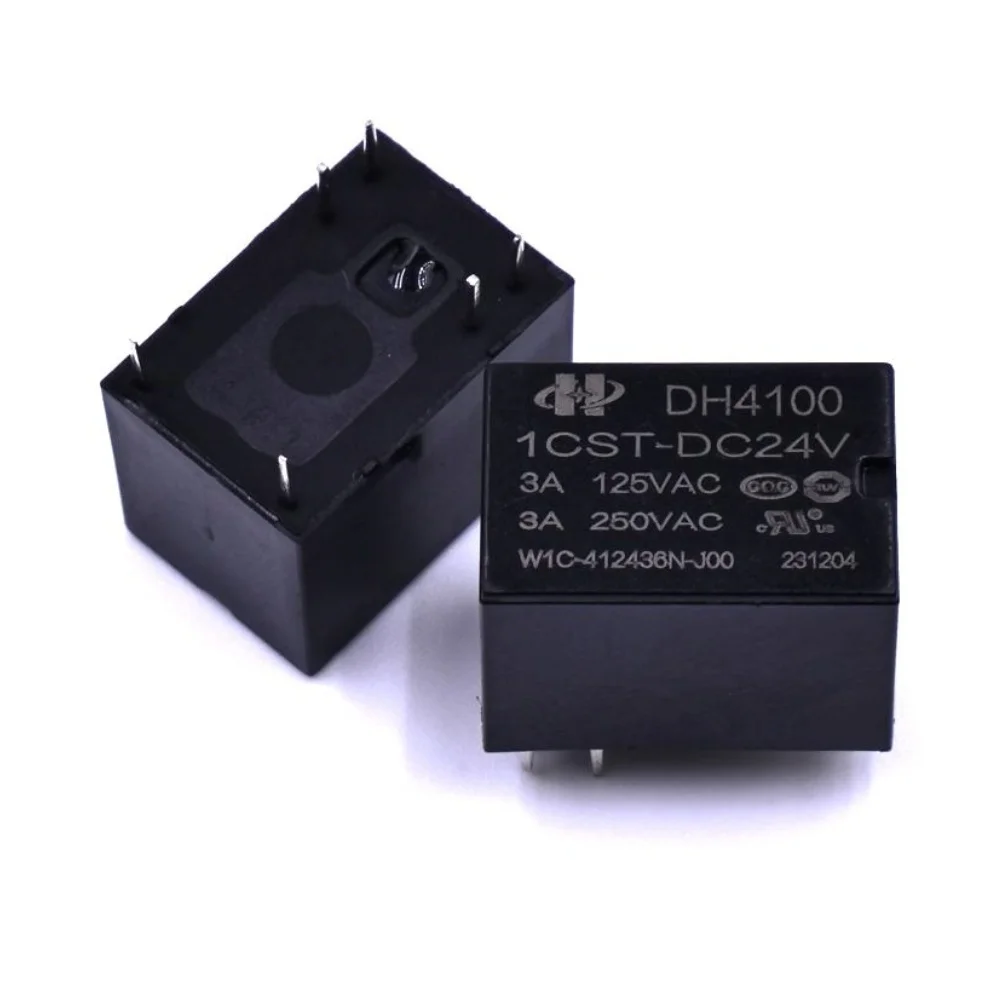 Dh4100-1cst-dc24v Pcb Power Relay 5 A For Signal Relay 5v 9v 12v 24v ...