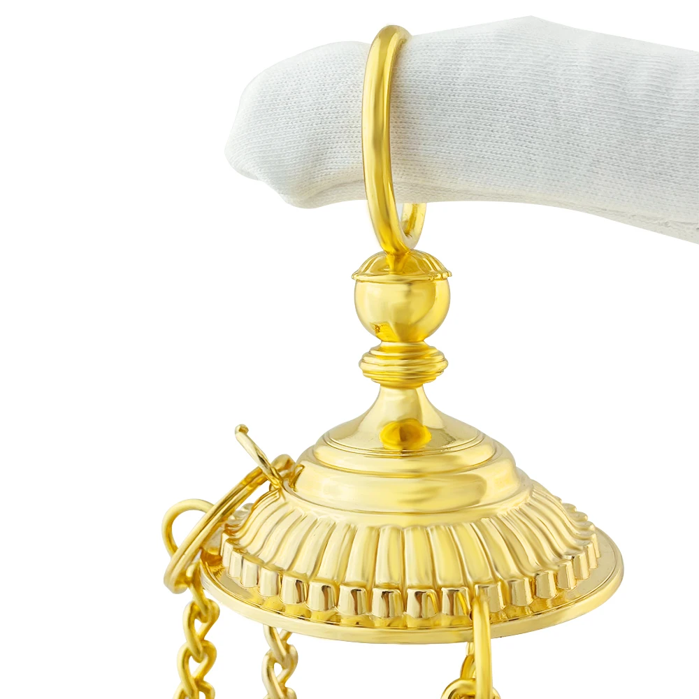 Ht 2024 New Design Church Product Gold Plated Orthodox Catholic Incense