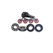 high speed full and hybrid zro2 si3n4 inline skate ceramic bearings 608 gold 608 2rs with ceramic balls