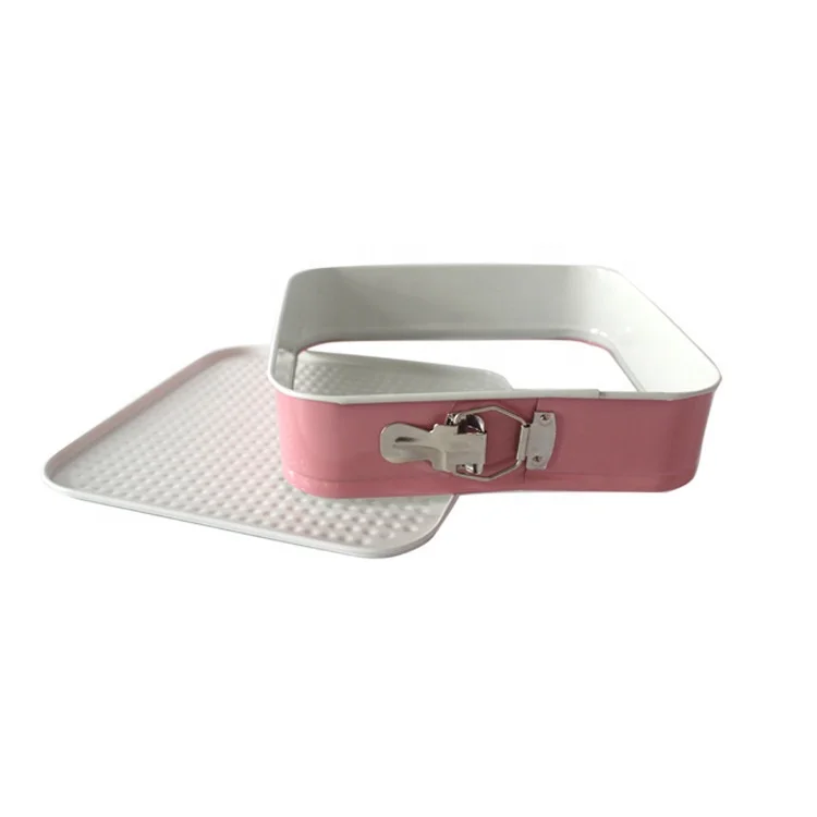 Cake Baking Moulds Pink Non Stick Springform Pan Set