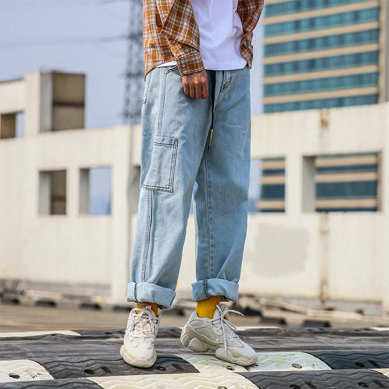 Comprar SULEE Marca Retro Azul de Primavera Verano de la Marca de los  Hombres pantalones Vaqueros de 2019 Nuevos Negocios Casual Fuerza Elástica  Slim Fit Pantalones Sección de Pantalones \\ Ropa Para