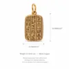 No 1 brand pendant Gold