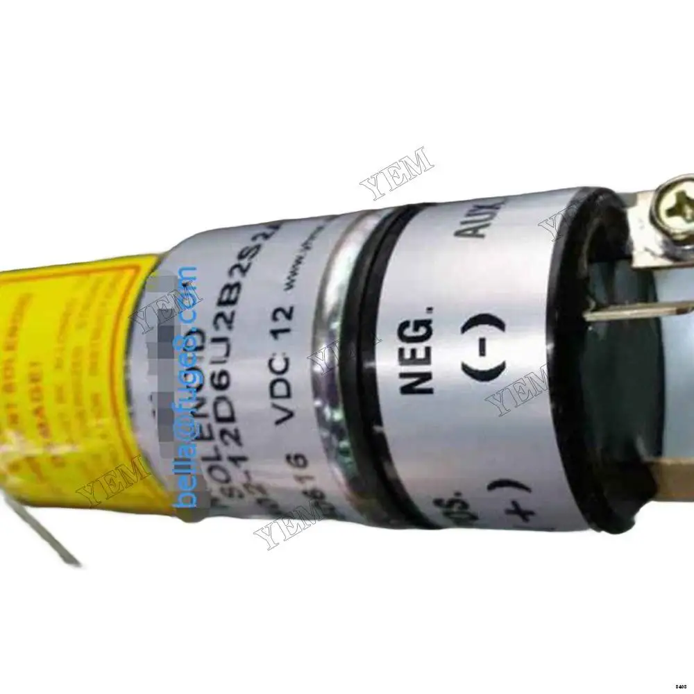 Original Brand New Fuel Shut Off Stop Solenoid For Kubota V1505