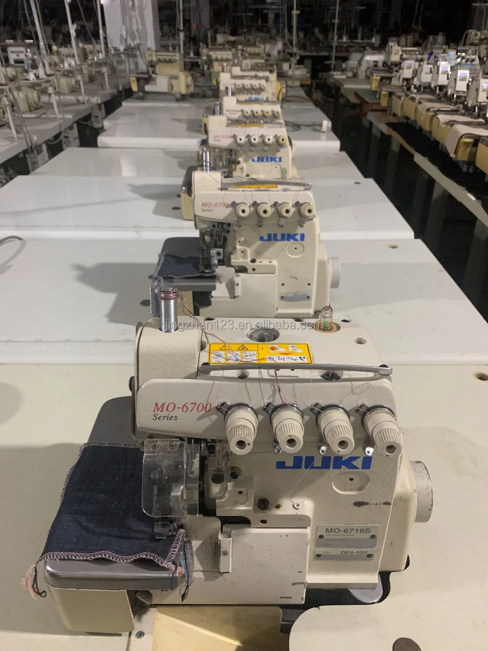 Good Condition Used Sewing Machine Jukis Mo6714 Series Industrial
