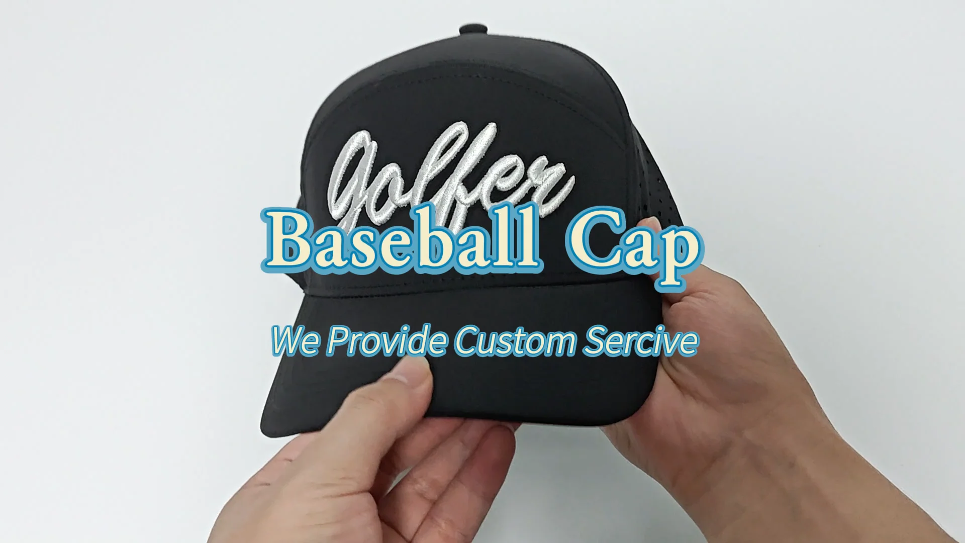 TopTie Custom Embroidered Baseball Cap - Quick Dry Breathable Sports Hat With Adjustable Strap - View #4