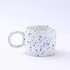 Splash d'encre bleu