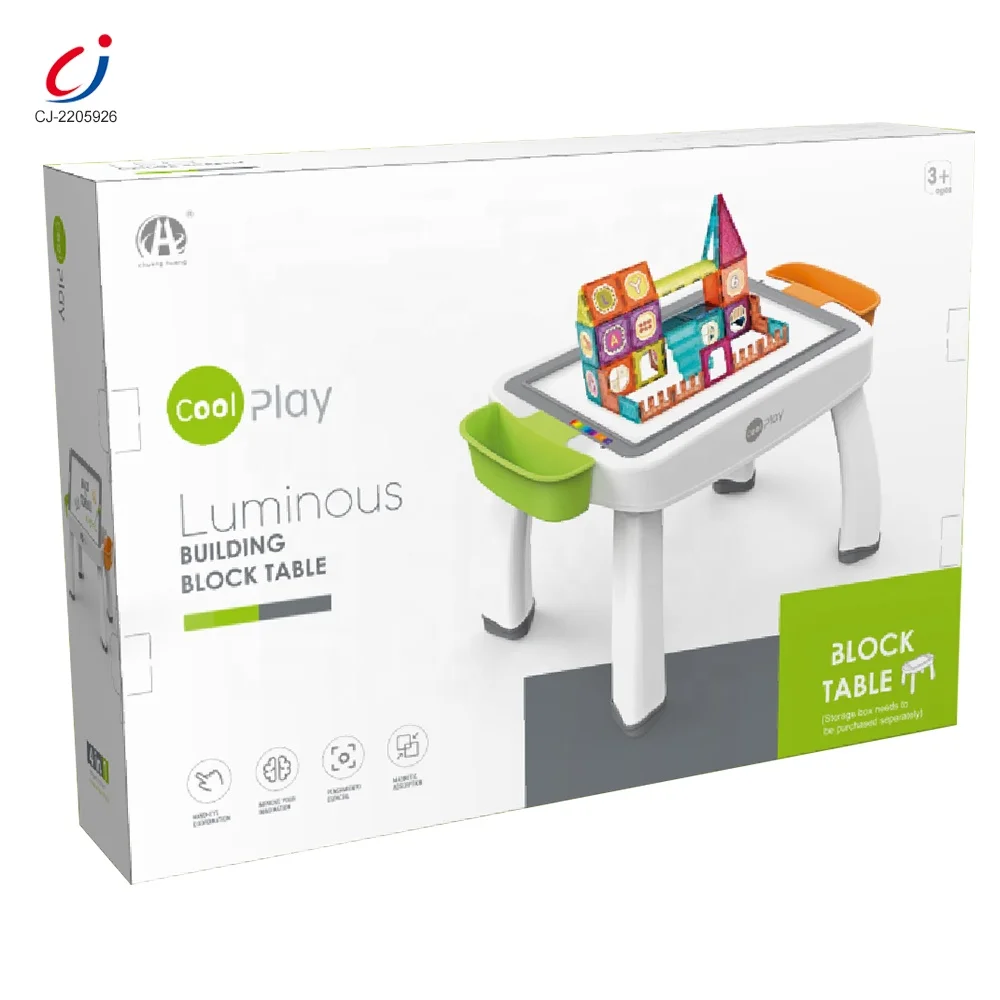 Multifunctional Adjust Brightness Luminous Light Board Drawing Kids Building Block Study Learning Drawing Table for Kids