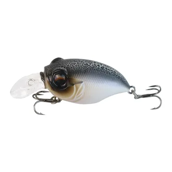 Luya Rock Little Fat Mino Floating ABS Artificial Hard Bait Perch Bow False Bait with Hooks – Hard Lure – view 2