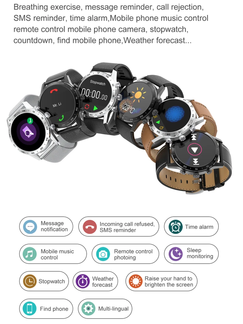 KK70 Smartwatch Waterproof IP68 Call Function Heart Rate Monitor Smart Watch Rotary button Wristwatch KK70 Fitness Health Tracker (21).jpg